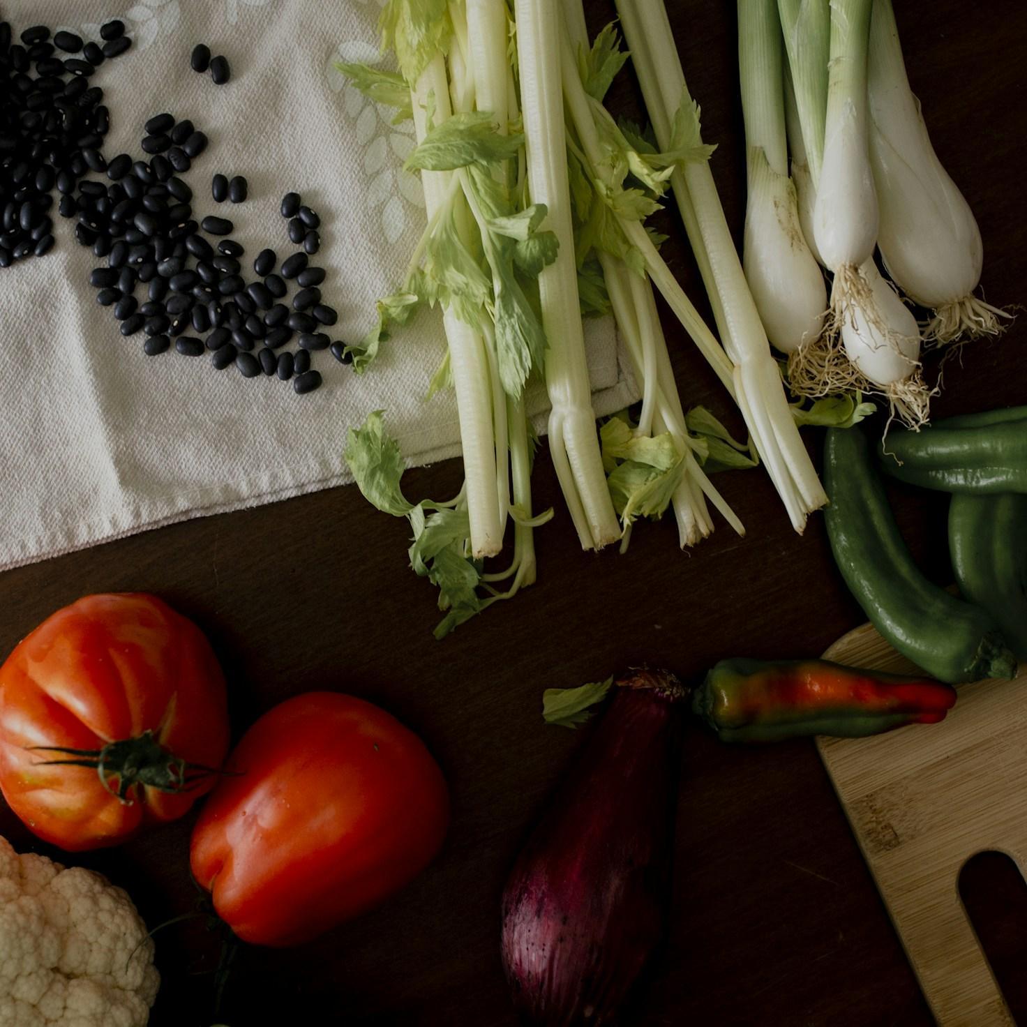 Fresh seasonal cooking dish